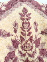 Load image into Gallery viewer, One-of-a-Kind: Dusty Mauve Floral Ukrainian Blanket Flora Jacket (M)
