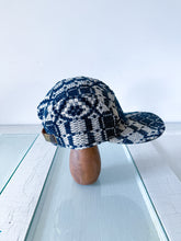 Load image into Gallery viewer, One-of-a-Kind: Navy Coverlet 5 Panel Hat
