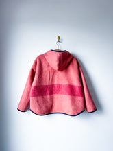 Load image into Gallery viewer, One-of-a-Kind: Hudson Bay Wool Blanket Hooded Flora Jacket (L)
