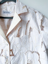 Load image into Gallery viewer, One-of-a-Kind: Antique Cutwork Embroidery Shaftsbury Shirt (L)
