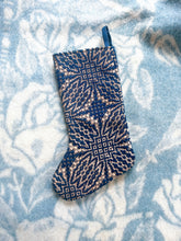 Load image into Gallery viewer, One-of-a-Kind: Antique Coverlet Stocking #2
