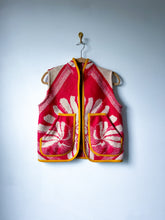 Load image into Gallery viewer, One-of-a-Kind: Ukrainian Wool Blanket Vest (XS-M)
