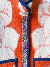 Load image into Gallery viewer, One-of-a-Kind: Peaches and Cream Ukrainian Blanket Flora Jacket (L)
