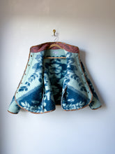 Load image into Gallery viewer, One-of-a-Kind: Ukrainian Sapphire Blanket Flora Jacket (M)
