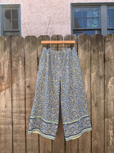 Load image into Gallery viewer, One-of-a-Kind: April Cornell Paisley Floral Tablecloth Easy Pant (M/L)
