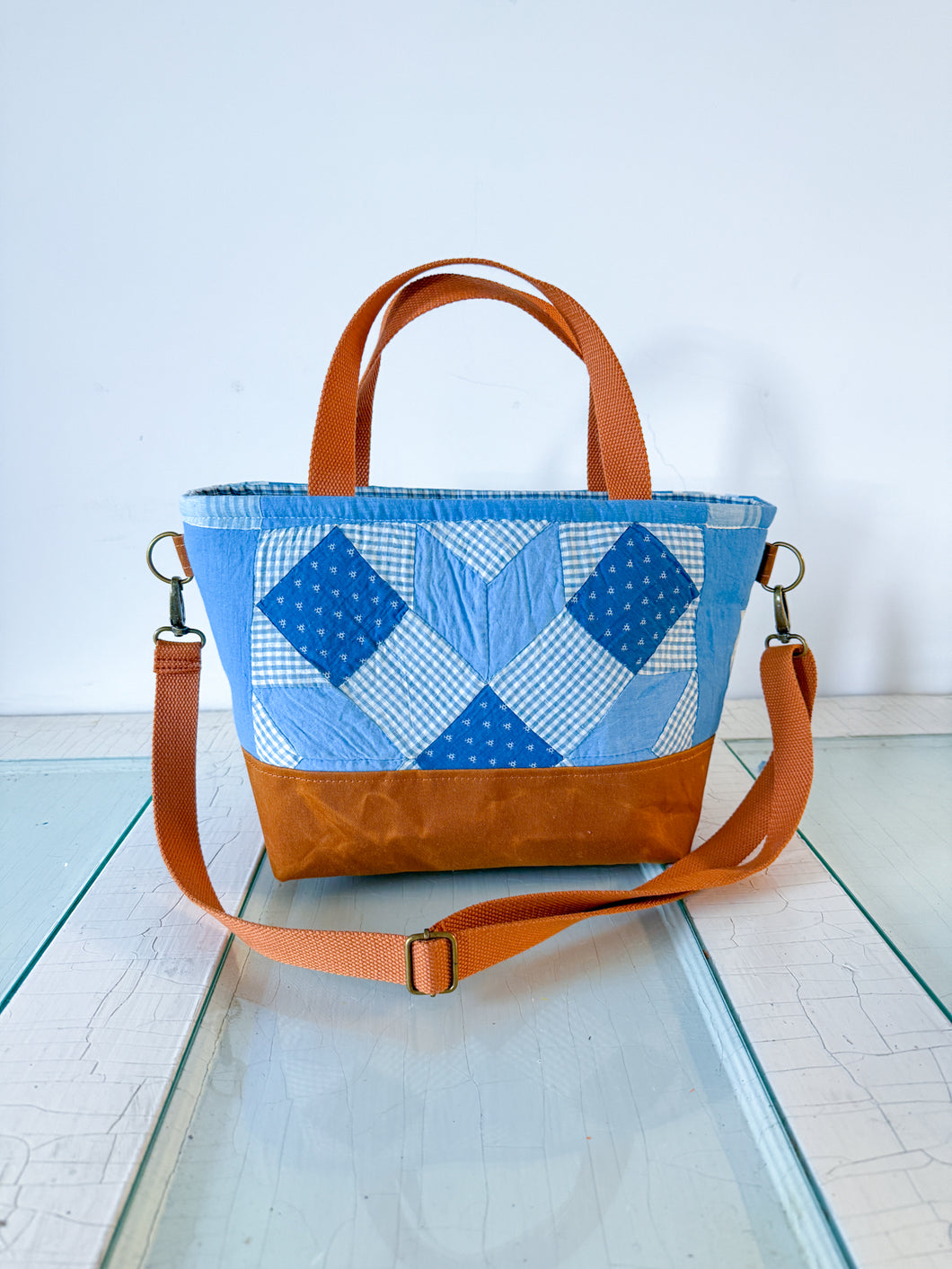 One-of-a-Kind: Joy Bells Project Bag (with detachable strap)