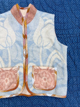 Load image into Gallery viewer, One-of-a-Kind: Colorblock Wool Blanket Vest (XS-M)
