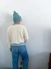 Load image into Gallery viewer, One-of-a-Kind: Vintage Orr Health Wool Blanket French Terry Pullover (M)
