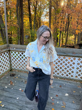 Load image into Gallery viewer, One-of-a-Kind: Vintage Lightweight Linen Tablecloth Shaftsbury Shirt (M)
