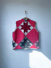 Load image into Gallery viewer, One-of-a-Kind: Eight Point Star Quilt Vest (L/XL)
