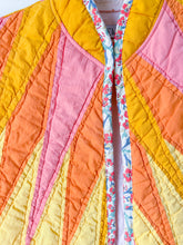 Load image into Gallery viewer, One-of-a-Kind: Sunburst Quilt Vest (XS/S)
