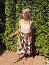 Load image into Gallery viewer, One-of-a-Kind: Hexie Quilt Top Skirt (S)
