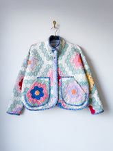 Load image into Gallery viewer, One-of-a-Kind: Grandmother's Flower Garden Flora Jacket (S)
