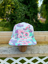 Load image into Gallery viewer, One-of-a-Kind: Vintage Tablecloth 5 Panel Hat (Large) #1
