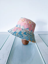 Load image into Gallery viewer, One-of-a-Kind: Around the World Quilt Top Bucket Hat (Adult S/M) #2
