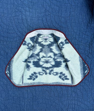 Load image into Gallery viewer, One-of-a-Kind: Sapphire Floral Vintage Blanket Vest (XS-M)
