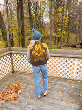 Load image into Gallery viewer, One-of-a-Kind: Bark and Goldenrod Vintage Blanket Vest (XS-M)
