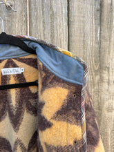 Load image into Gallery viewer, One-of-a-Kind: Chocolate Floral Ukrainian Blanket Flora Jacket (M)
