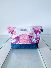 Load image into Gallery viewer, One-of-a-Kind: Vintage Floral Tablecloth Zip Pouch

