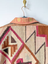 Load image into Gallery viewer, One-of-a-Kind: Golden Dawn Wool and Kilim Rug Field Jacket (S)
