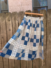 Load image into Gallery viewer, One-of-a-Kind: Nine Patch Quilt Top Skirt (L)
