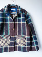 Load image into Gallery viewer, One-of-a-Kind: Vintage Plaid Wool Blanket Field Jacket (M)
