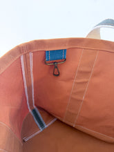 Load image into Gallery viewer, One-of-a-Kind: 19th Century Indigo Triangle Boat Tote
