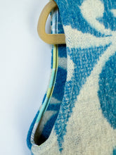 Load image into Gallery viewer, One-of-a-Kind: Ukrainian Blue Floral Vintage Blanket Vest (XS-M)
