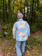 Load image into Gallery viewer, One-of-a-Kind: Rocky Road to Kansas Flora Jacket (L)
