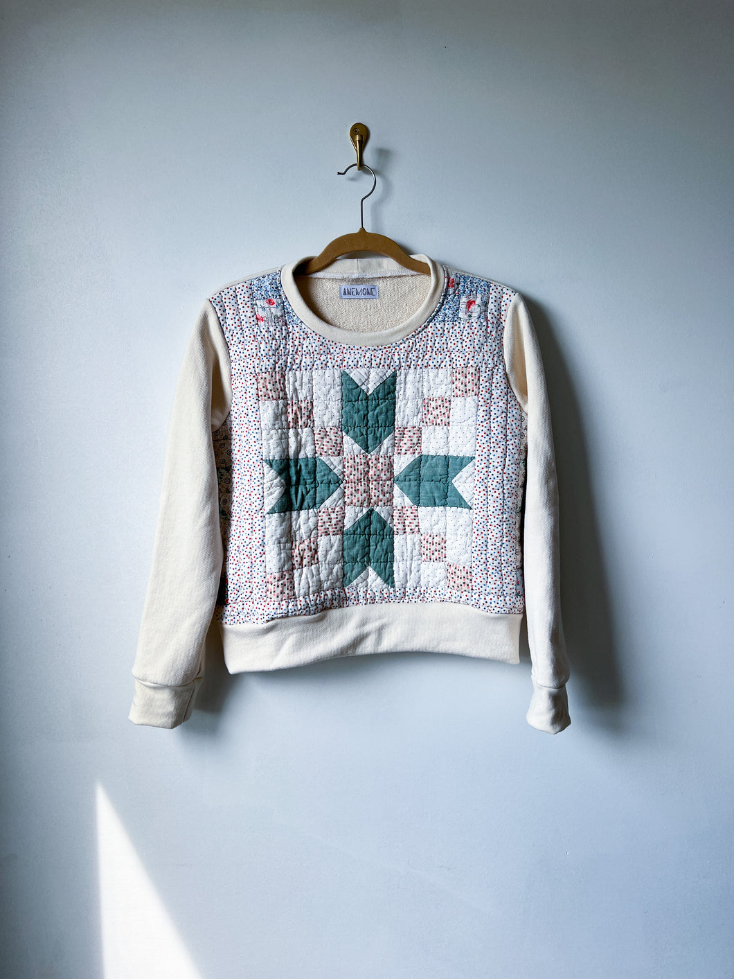 One-of-a-Kind: Stepping Stones French Terry Pullover (M)