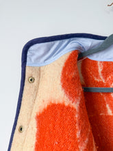 Load image into Gallery viewer, One-of-a-Kind: Peaches and Cream Ukrainian Blanket Flora Jacket (L)
