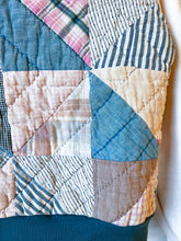 Load image into Gallery viewer, One-of-a-Kind: Half Square Triangle French Terry Pullover (S)
