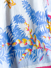 Load image into Gallery viewer, One-of-a-Kind: Vintage Fern and Pussy Willow Tablecloth Shaftsbury Shirt (M)

