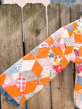 Load image into Gallery viewer, One-of-a-Kind: Tumbling Star KID’S Hooded Flora Jacket (9 year)
