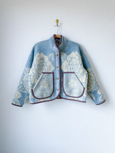 Load image into Gallery viewer, One-of-a-Kind: Golden Dawn Wool Blanket Flora Jacket (S)
