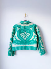 Load image into Gallery viewer, One-of-a-Kind: Green Floral Blanket Field Jacket (S)
