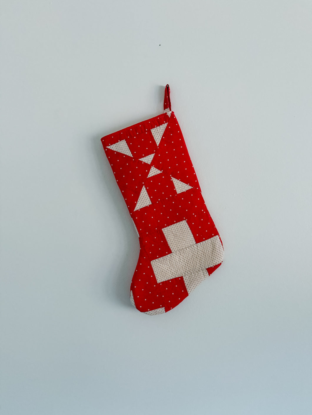 One-of-a-Kind: Chimney Sweep Quilt Stocking #3