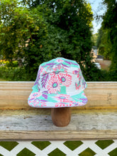 Load image into Gallery viewer, One-of-a-Kind: Vintage Tablecloth 5 Panel Hat #1
