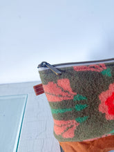 Load image into Gallery viewer, One-of-a-Kind: Floral Wool Zip Pouch
