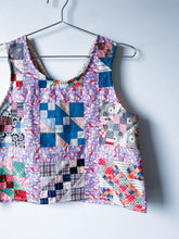 Load image into Gallery viewer, One-of-a-Kind: Arkansas Crossroads QUILT TOP Turnaround Tank (S)
