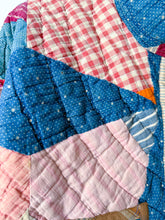 Load image into Gallery viewer, One-of-a-Kind: Indigo Rocky Road to Kansas Flora Jacket (S)
