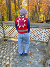 Load image into Gallery viewer, One-of-a-Kind: Aunt Eliza&#39;s Star Quilt Vest (XS/S)
