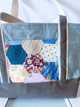 Load image into Gallery viewer, One-of-a-Kind: Hexie Boat Tote
