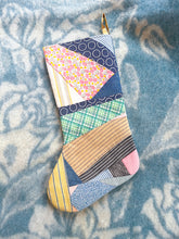 Load image into Gallery viewer, One-of-a-Kind: Scrappy Quilt Stocking
