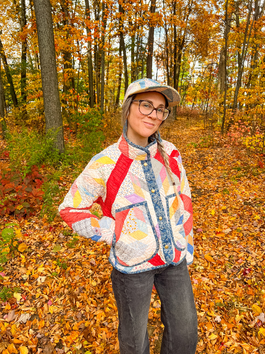 One-of-a-Kind: Blazing Star Flora Jacket (S)