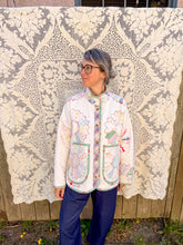 Load image into Gallery viewer, One-of-a-Kind: Dresden Plate Flora Jacket (L)
