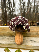 Load image into Gallery viewer, One-of-a-Kind: Antique Coverlet 5 Panel Hat
