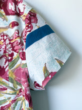 Load image into Gallery viewer, One-of-a-Kind: Vintage Tulip Tablecloth Shaftsbury Shirt (M)
