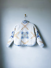 Load image into Gallery viewer, One-of-a-Kind: Cross-stitch Embroidery Flora Jacket (XS)
