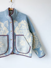 Load image into Gallery viewer, One-of-a-Kind: Golden Dawn Wool Blanket Flora Jacket (S)
